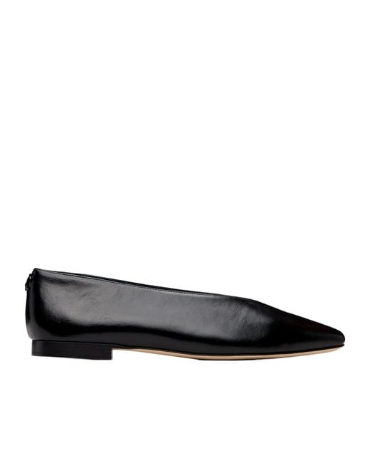Jimmy Choo Black Margot Flat Loafers