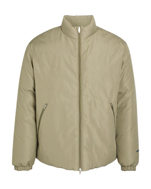 Jil Sander Green Padded Shell Jacket for men