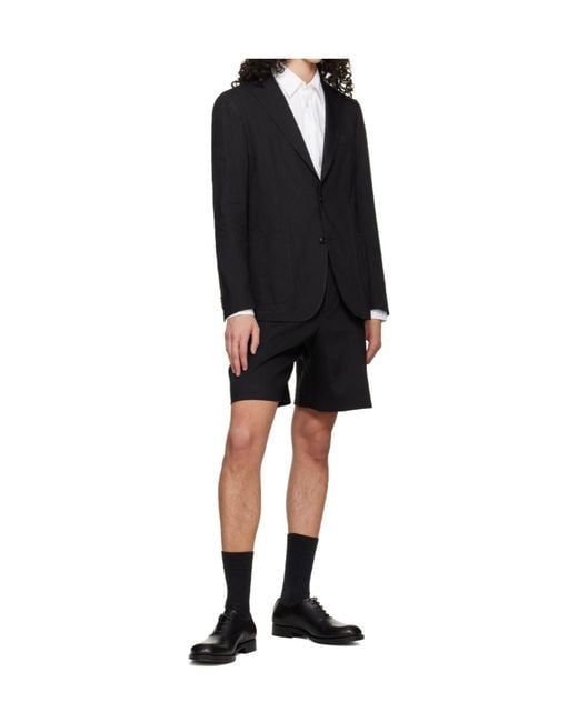 Boss Black Drawstring Shorts for men