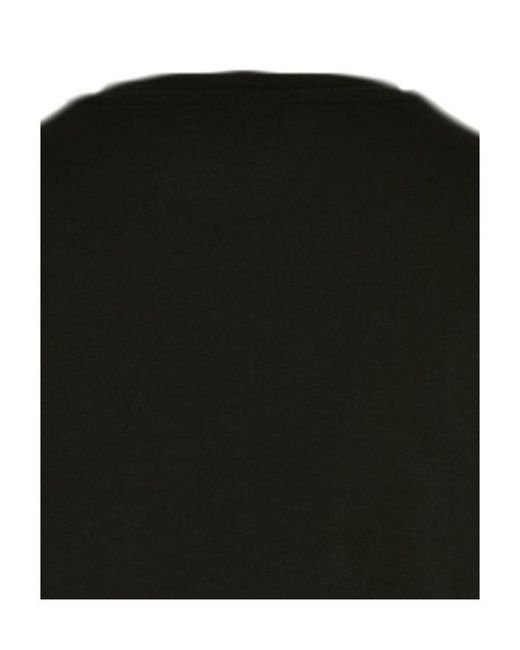 Just Cavalli Black Printed Short-Sleeved T-Shirt for men