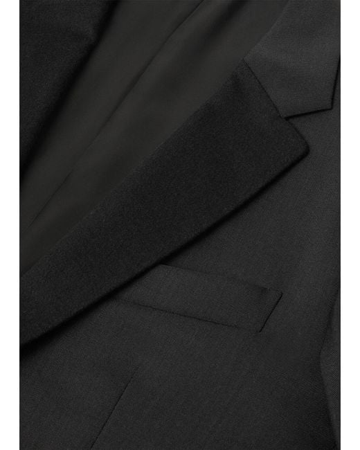 Loro Piana Black Highgrove Suit for men