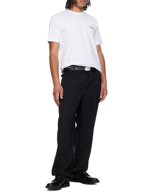 Comme des Garçons White Short-Sleeved T-Shirt for men