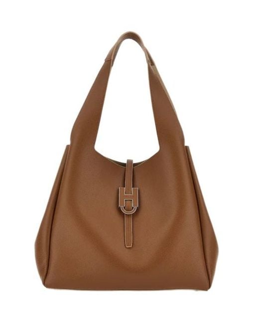 Hogan Brown Trend Shopping Bag