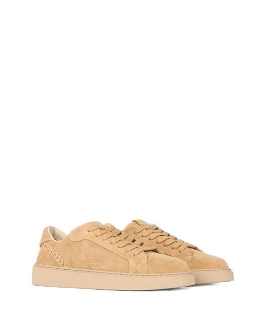 Etro Natural Suede Sneakers for men