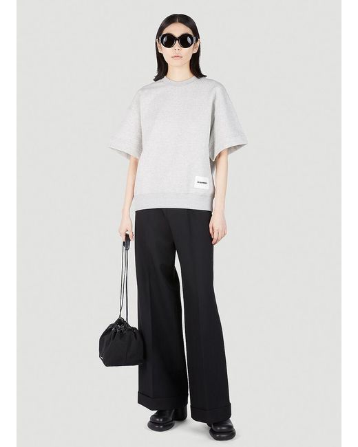 Jil Sander White Sweatshirt
