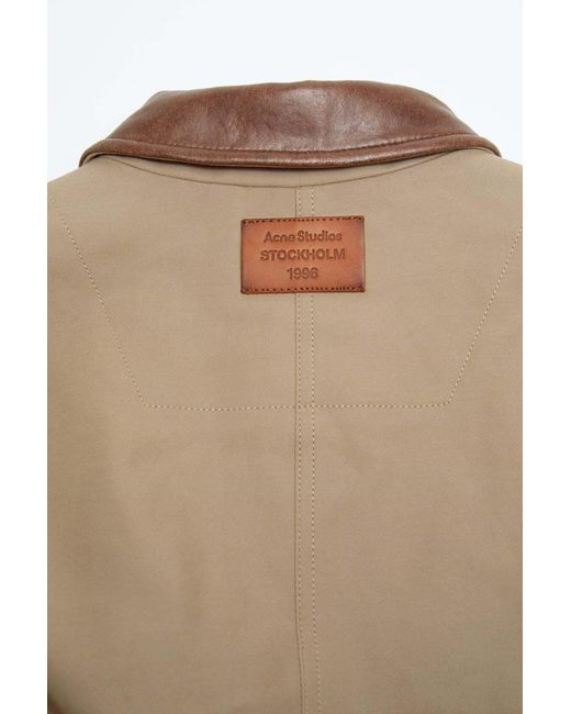 Acne Natural Long-Sleeve Bomber Jacket for men