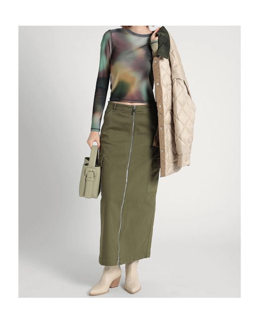 MAX&Co. Green Long Skirt