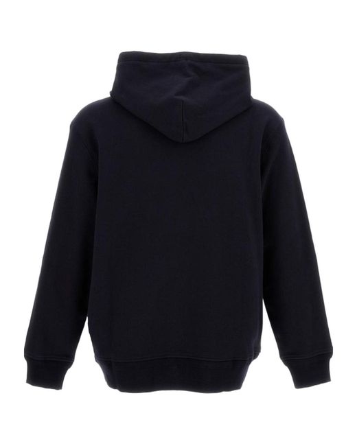 C P Company Blue Logo Zip-Up Hoodie for men