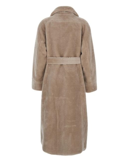 Urbancode Brown Reversible Faux Fur Coat