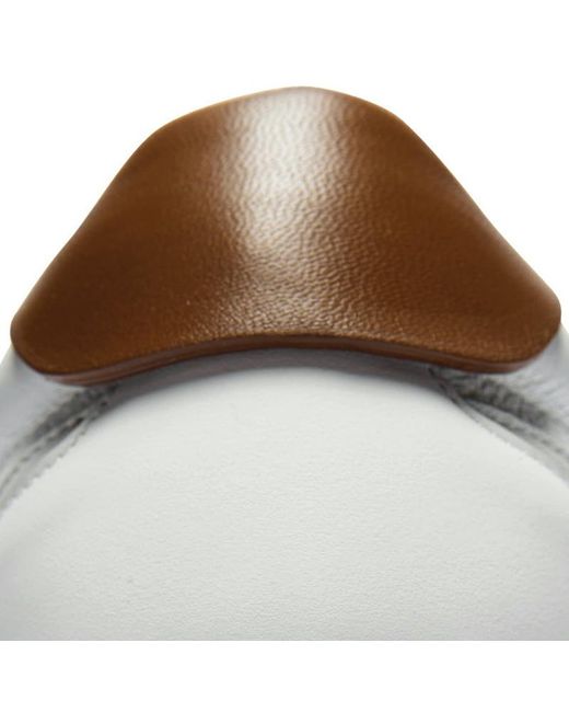 Hogan White Logo-Patch Leather Sneakers for men