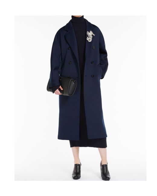 Max Mara Blue Logo Coat