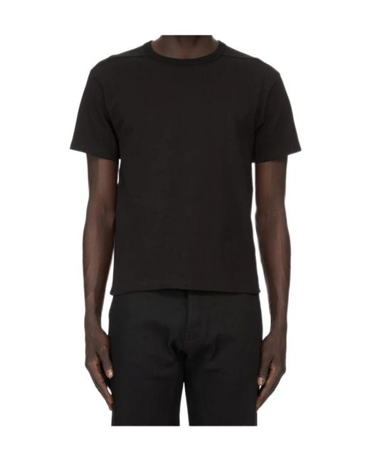 Rick Owens Black Short-Sleeve T-Shirt for men