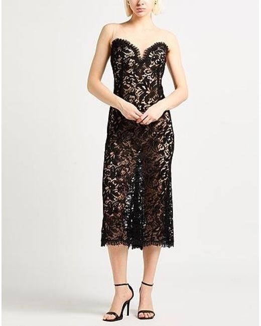 Dolce & Gabbana Black Two-Color Tight Dress