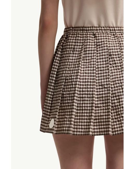 Moncler Multicolor Pleated Mini Skirt