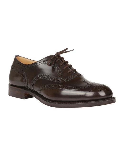 Church's Brown Classic Leather Shoes for men