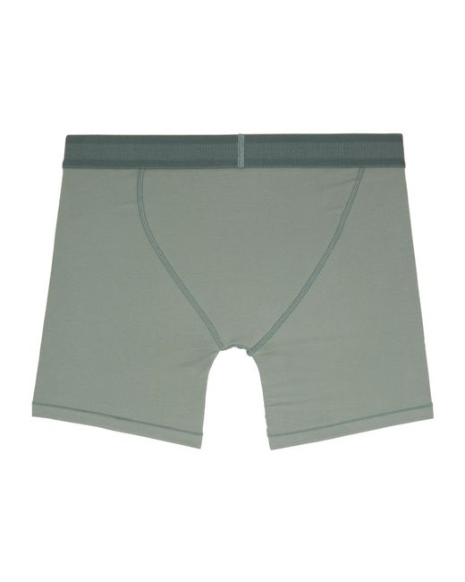 Skims Gray Logo Boxer Briefs Three-Pack for men