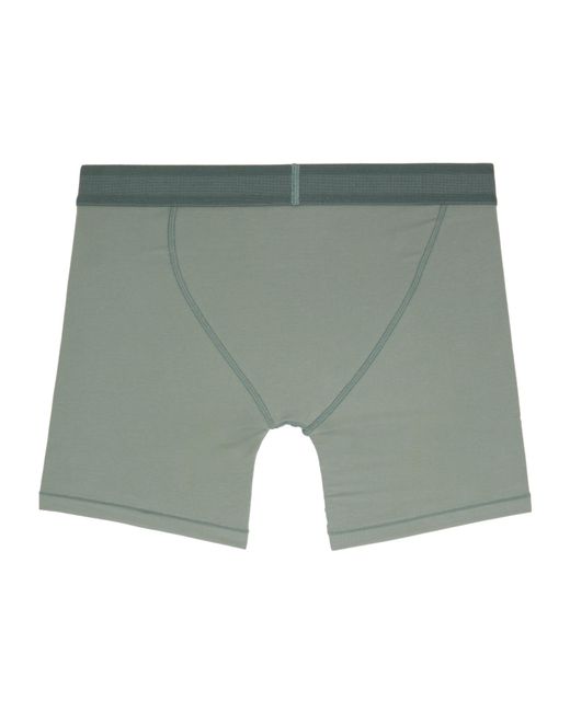 Skims Gray Logo Boxer Briefs Three-Pack for men