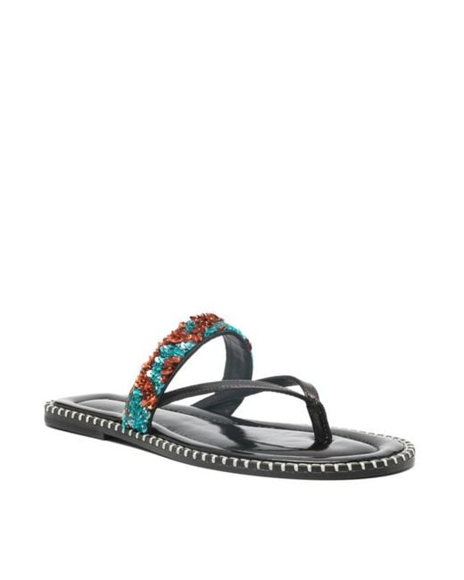 Dries Van Noten Multicolor Round-Toed Slippers
