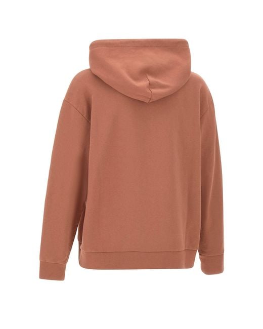 MM6 by Maison Margiela Orange Logo Patch Hoodie for men