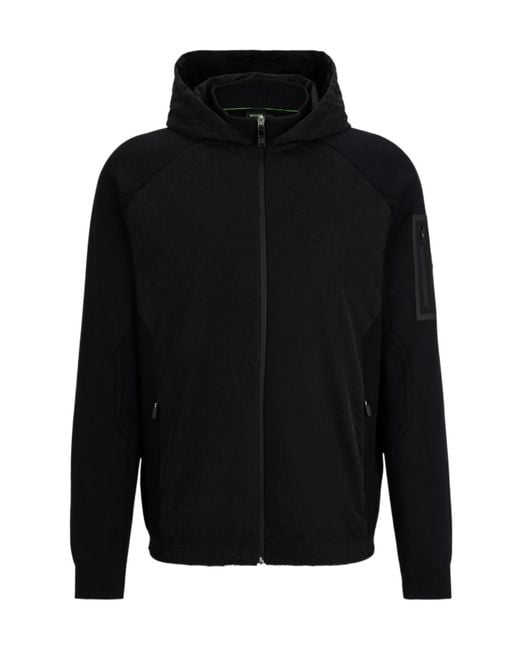 Boss Black Modir Knitted Hoodie for men