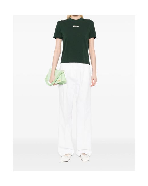 Jacquemus Green Crew Neck T-Shirt