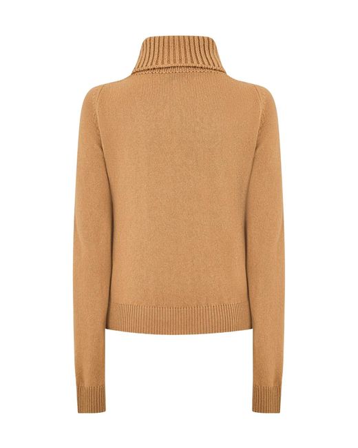 Moncler Natural Casual Knitted Sweater