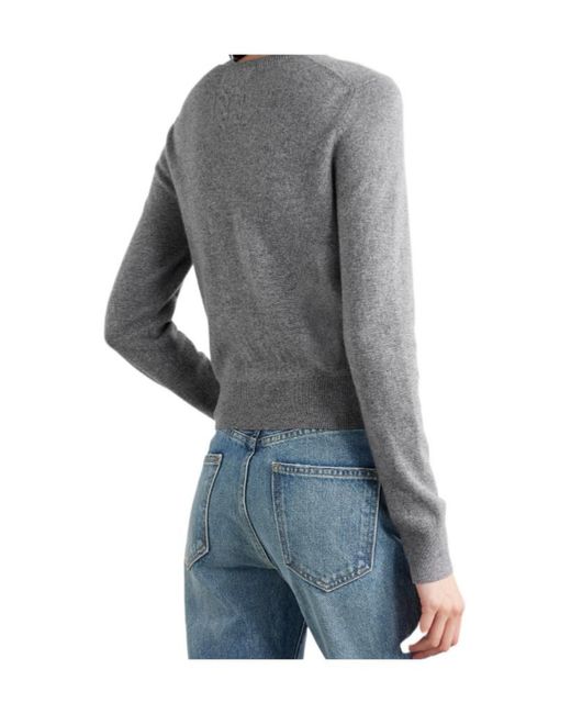 Nili Lotan Gray March Cashmere Cardigan