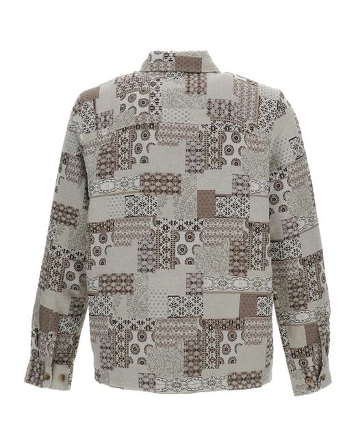 Les Deux Gray Long-Sleeved Shirt for men