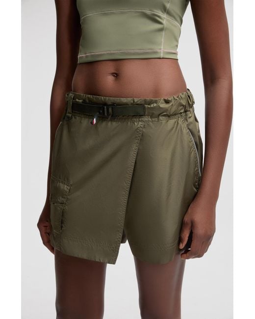Moncler Green Belted Mini Skort