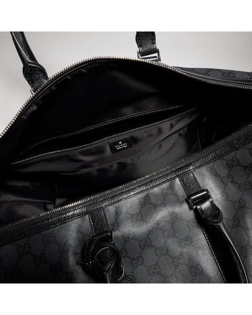 Gucci Black Essence Classic Medium Duffle Bag for men