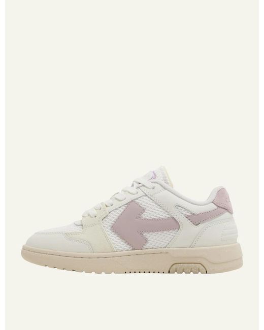 Off-White c/o Virgil Abloh White Slim Out Of Office Lace-Up Sneakers