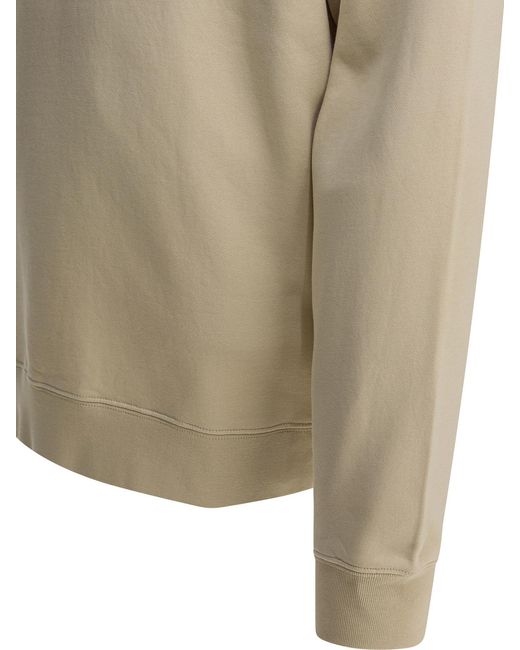 Jacquemus Natural Long-Sleeved Hooded Sweatshirt for men