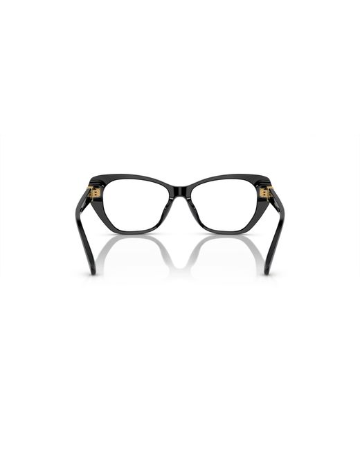 Versace Black Full Frame Plain Mirror