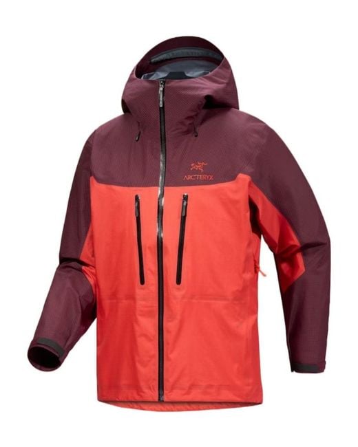 Arc'teryx Red Alpha Jacket for men