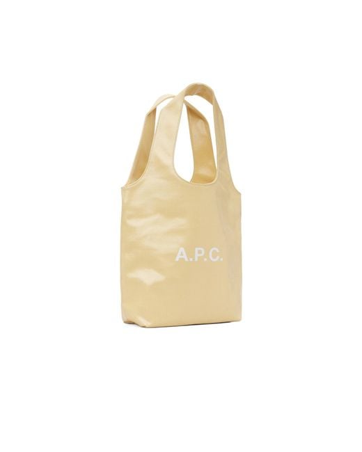 A.P.C. Natural Brand Logo Handbag