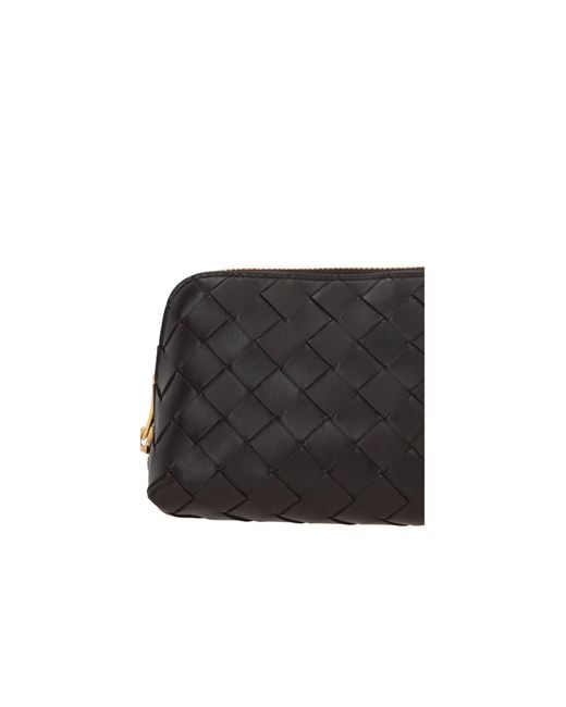 Bottega Veneta Black Intrecciato Beauty Pouch