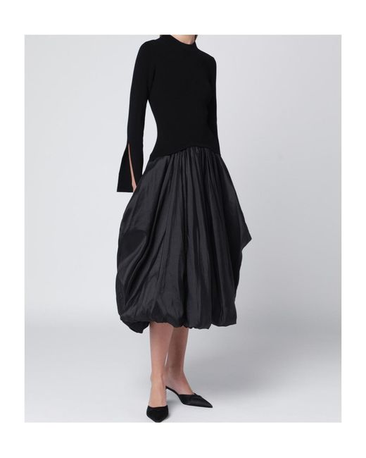 Jonathan Simkhai Black Kenlie Midi Dress