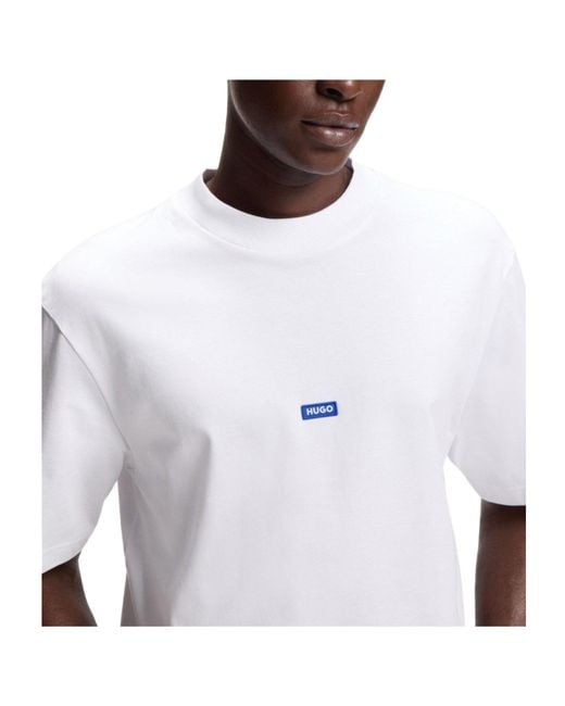 Boss White Simple T-Shirt for men