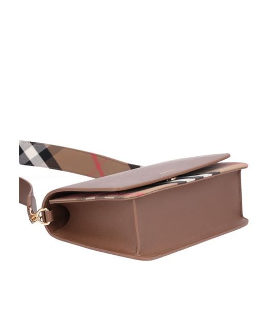 Burberry Brown Check Crossbody Bag