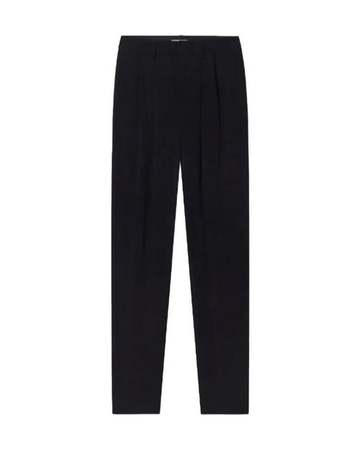 Co. Black Pleated Casual Trousers