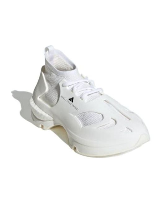 Adidas By Stella McCartney White Sportswear Lace-Up Sneakers for men