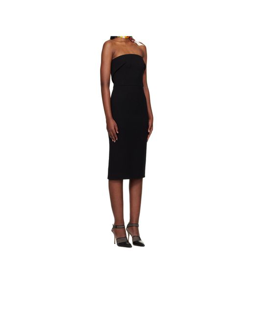 Dolce & Gabbana Black Tube Top Dress