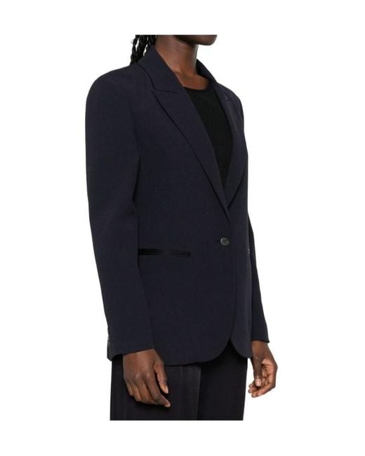 Forte_forte Blue Single-Breasted Jacket