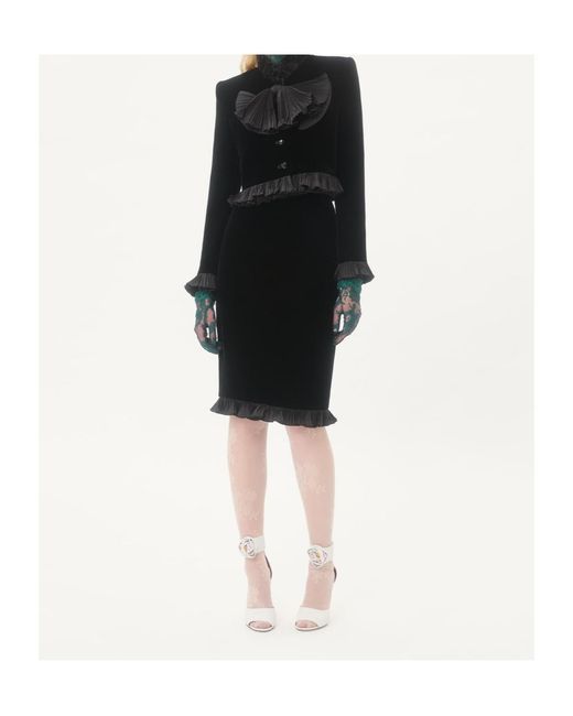 Valentino Black Cropped Jacket