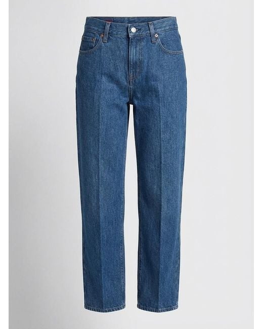 Gucci Blue Straight-Leg Jeans