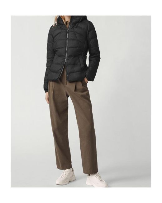Canada Goose Black Hooded Down Jacket