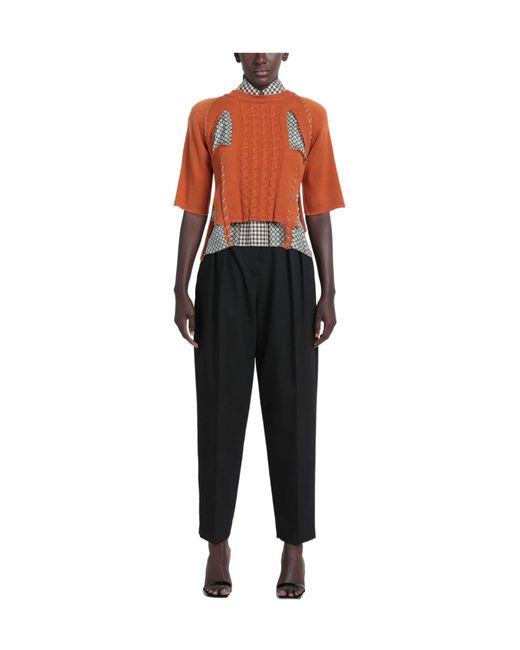 Maison Margiela Orange Printed Jumpers