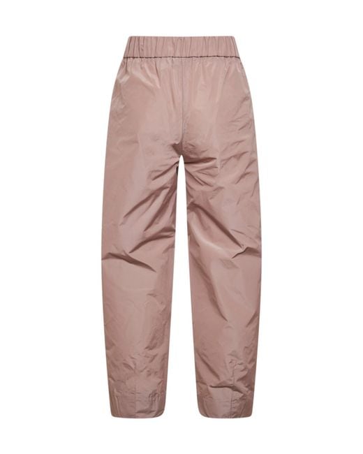Herno Gray Drawstring Tapered-Leg Trousers