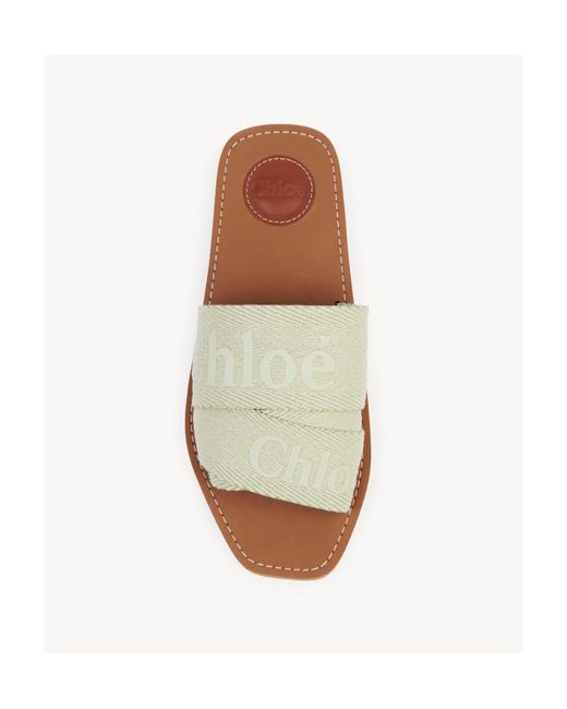 Chloé Multicolor Logo-Print Open-Toe Sandals