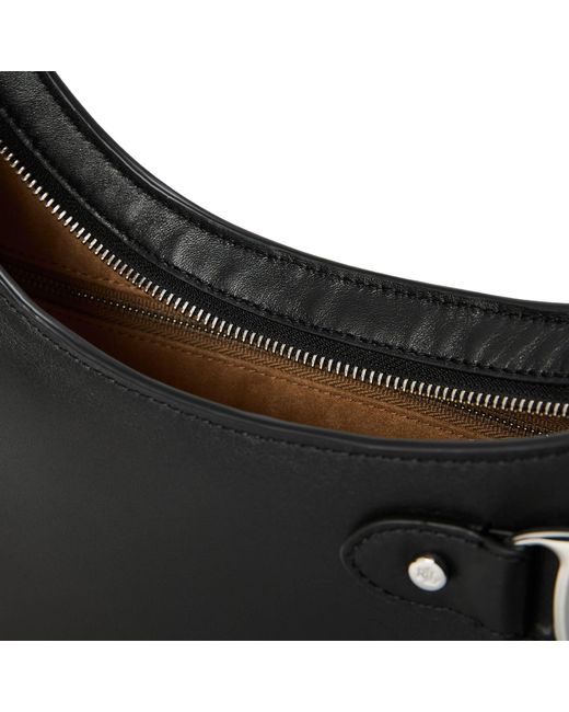 Ralph Lauren Black Tasha Large Shoulder Bag